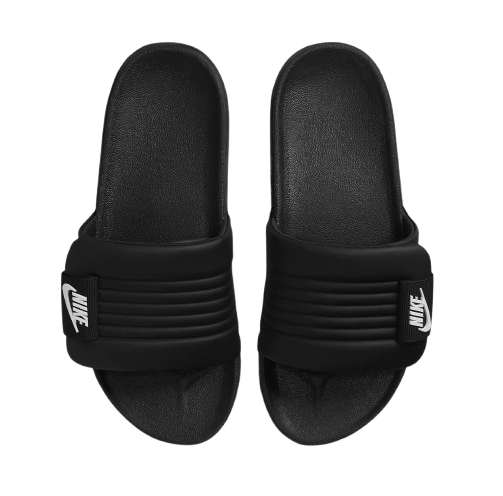 Nike Women's Offcourt Adjust Slides - Black / White