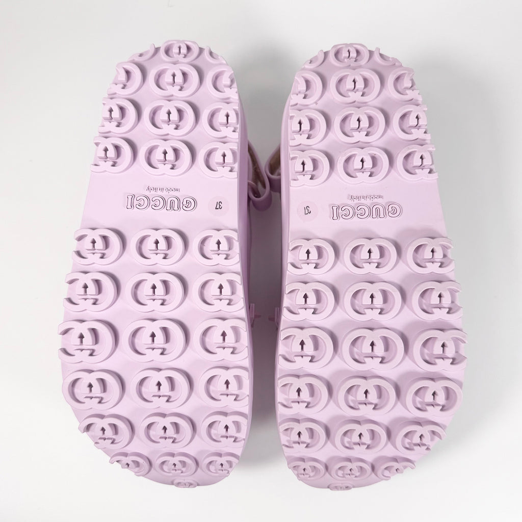 Gucci Horsebit Platform Rubber Sandal - Women’s 7