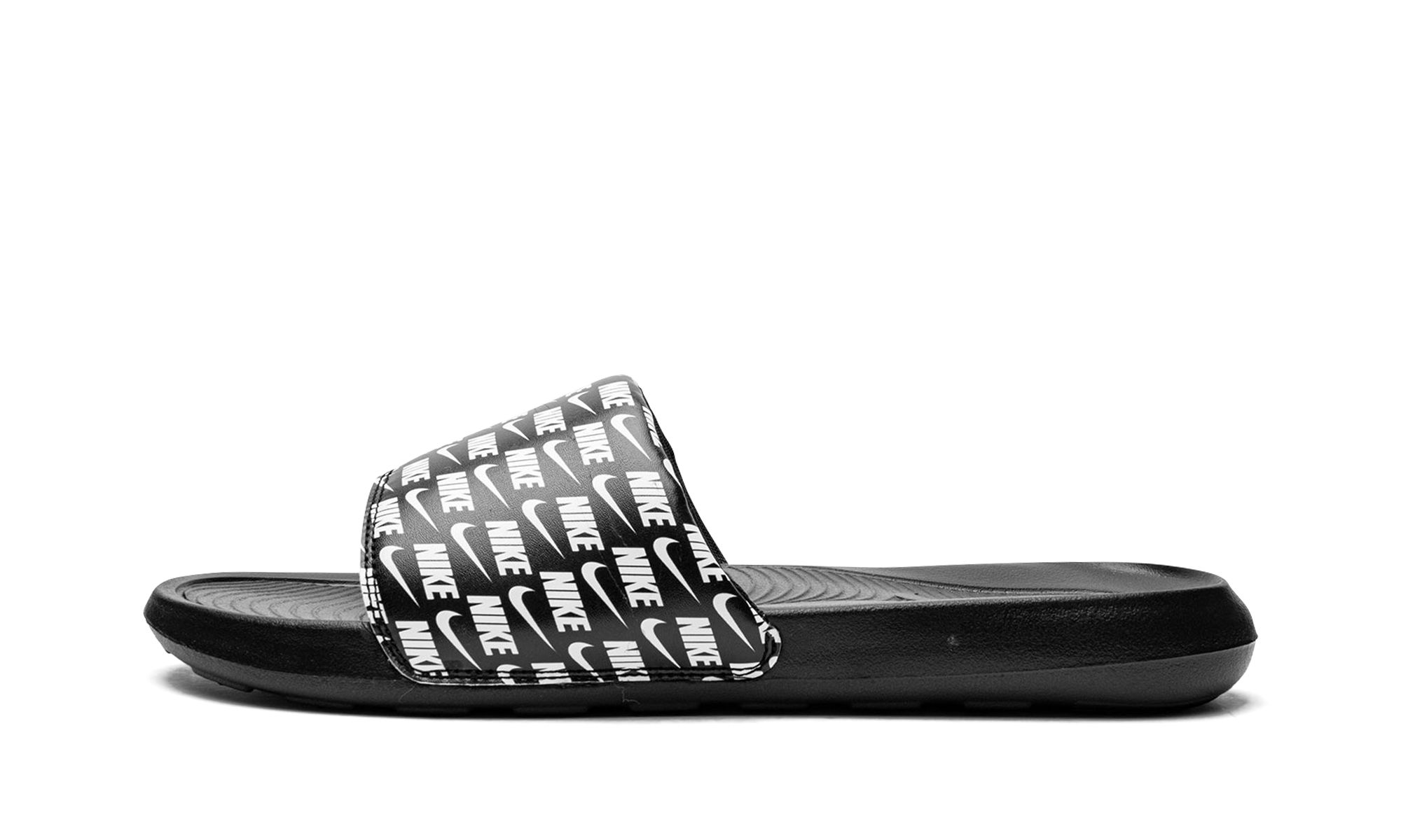 Victori One Slide Print "Repeat Logo - Black" CN9678 006