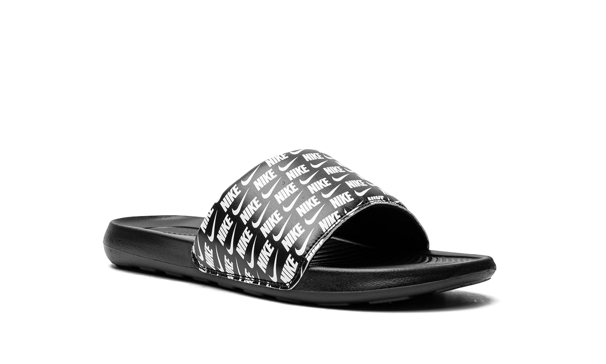 Victori One Slide Print "Repeat Logo - Black" CN9678 006