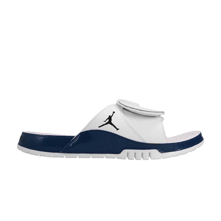 Jordan Hydro 11 Slide White Navy