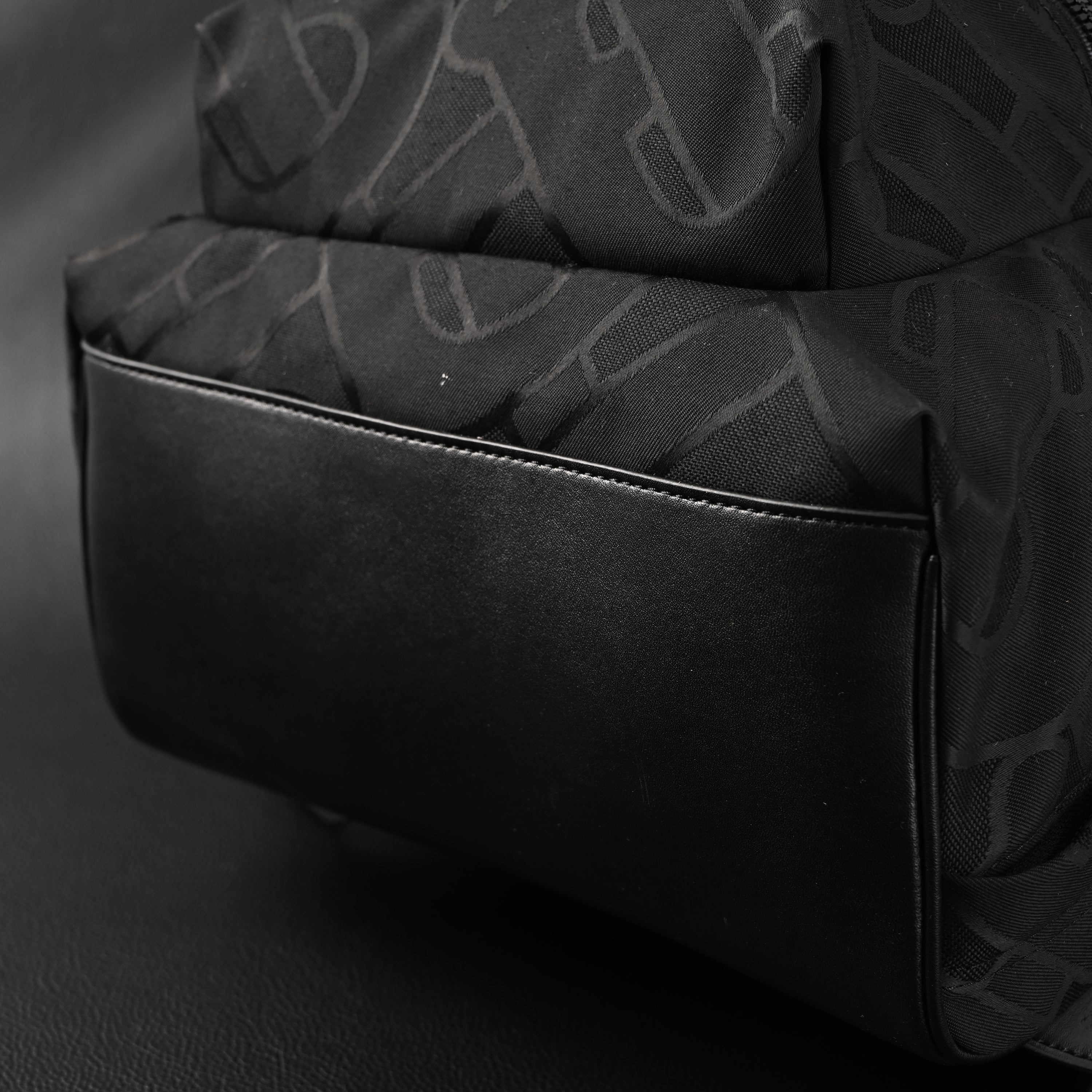 Burberry Monogram Black Nylon Backpack
