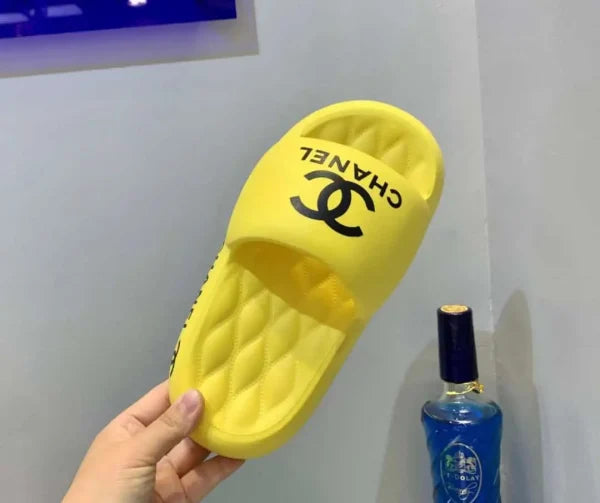 Chanel Slippers EVA Soft Summer Beach Slides Thick Sole