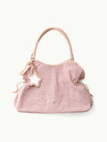 Washed Leopard Dimsum Bag Pink
